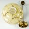 Vintage Art Deco Marble & Glass Pendant Light, 1930s 10