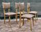 French Chairs, 1950s, Set of 4 2