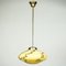 Vintage Art Deco Glass Pendant Lamp, 1930s 1