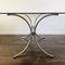 Mid-Century Bauhaus Smoked Glass and Chrome Dining Table, 1970s 4