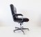 Black Leather Office Chair from Drabert, 1970s 14