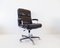 Black Leather Office Chair from Drabert, 1970s 3