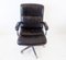 Black Leather Office Chair from Drabert, 1970s 10