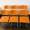 Mid-Century Chrome Stackable Dining Chairs, Set of 6, 1970s, Image 10