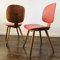 Vintage Red Vinyl Dining Chairs with Dansette Legs, Set of 2, 1960s, Image 2