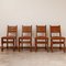 French Dining Chairs in Manner of Charles Dudouyt, Set of 4 1