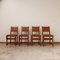 French Dining Chairs in Manner of Charles Dudouyt, Set of 4, Image 11