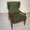 Green Terry Cloth Armchair, 1950s 3