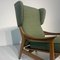 Green Terry Cloth Armchair, 1950s 2