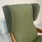 Green Terry Cloth Armchair, 1950s 4