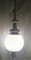 Lámpara colgante vintage de vidrio opalino de Metalarte, Imagen 7