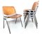 DSC 106 Desk Chairs by Giancarlo Piretti for Castelli / Anonima Castelli, 1960s, Set of 4 5