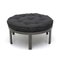 Large Ottoman in Metal and Anthracite Fabric, 1970s 1