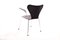 Fauteuil Butterfly Série 7 Noir par Arne Jacobsen pour Fritz Hansen 4