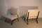 Minimalistische italienische Sessel, 1950er, 2er Set 2