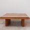 Mid-Century Belgium Thick Slab Coffee Table 3