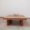 Tavolino da caffè Mid-Century in legno massiccio, Belgio, Immagine 10
