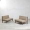 Wood & Fabric Sofas from ISA Bergamo, 1960s, Set of 2, Image 1