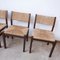 Mid-Century Rush Dutch Dining Chairs, Set of 4, Image 10