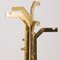 Vintage Italian Free Standing Coat Rack Clothes Hook in Brass, 1960s, Image 3