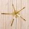 Vintage Italian Free Standing Coat Rack Clothes Hook in Brass, 1960s, Image 2