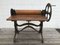 Table Pliable Antique en Cuir, 1900s 1