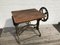 Table Pliable Antique en Cuir, 1900s 11