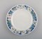 Royal Copenhagen White Rose Plates with Blue Border and White Flowers, Set of 4 2