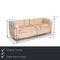 Le Corbusier LC 2 Stoff Sofa von Cassina 2