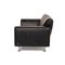 Black Leather Sofa by Rolf Benz 11