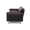Black Leather Sofa by Rolf Benz, Image 11