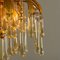 Tear Drop Glass 6-Light Chandeliers from Palwa, 1960s, Set of 2 5