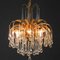 Tear Drop Glass 6-Light Chandeliers from Palwa, 1960s, Set of 2, Image 6