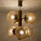 Molecular Amber Glass Globe Chandelier from VEB 7