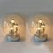 Luminaires Space Age de Doria, Two Pendant and Two Wall Lights, Set of 4 7