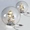 Luminaires Space Age de Doria, Two Pendant and Two Wall Lights, Set of 4 8
