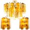 Large Light Fixtures, Two Wall Lights, One ChandelierfFrom Barovier & Toso, Set of 3 1