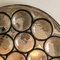Circle Iron and Bubble Glass Light Fixtures from Glashütte, 1960s, Set of 6, Image 17