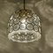 Circle Iron and Bubble Glass Light Fixtures from Glashütte, 1960s, Set of 6 14