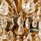 Vergoldete Kristallglas & Messing Kronleuchter mit 6 Leuchten von Palwa, 1960er, 2er Set 5