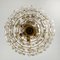 Faceted Crystal and Gilt Metal Chandelier from Kinkeldey, 1960s 12