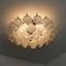 Kalmar Tulipan Flush Munt Chandelier, Glass Brass, 1960s 7