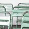Harlequin Green French Tolix T2 Metal Dining Chairs, 1970s, Set of 8, Image 3