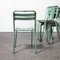 Harlequin Green French Tolix T2 Metal Dining Chairs, 1970s, Set of 8 5