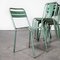 Harlequin Green French Tolix T2 Metal Dining Chairs, 1970s, Set of 8 10