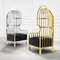 Fauteuil 1 Cage Doré et Argenté 4