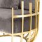 Gold and Silver 2 Cage Armchair, Image 8