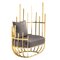 Gold and Silver 2 Cage Armchair 11