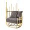 Gold and Silver 2 Cage Armchair 2