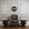 Victorian Wingback Armchair with Pierre Frey Upholstery, Image 9